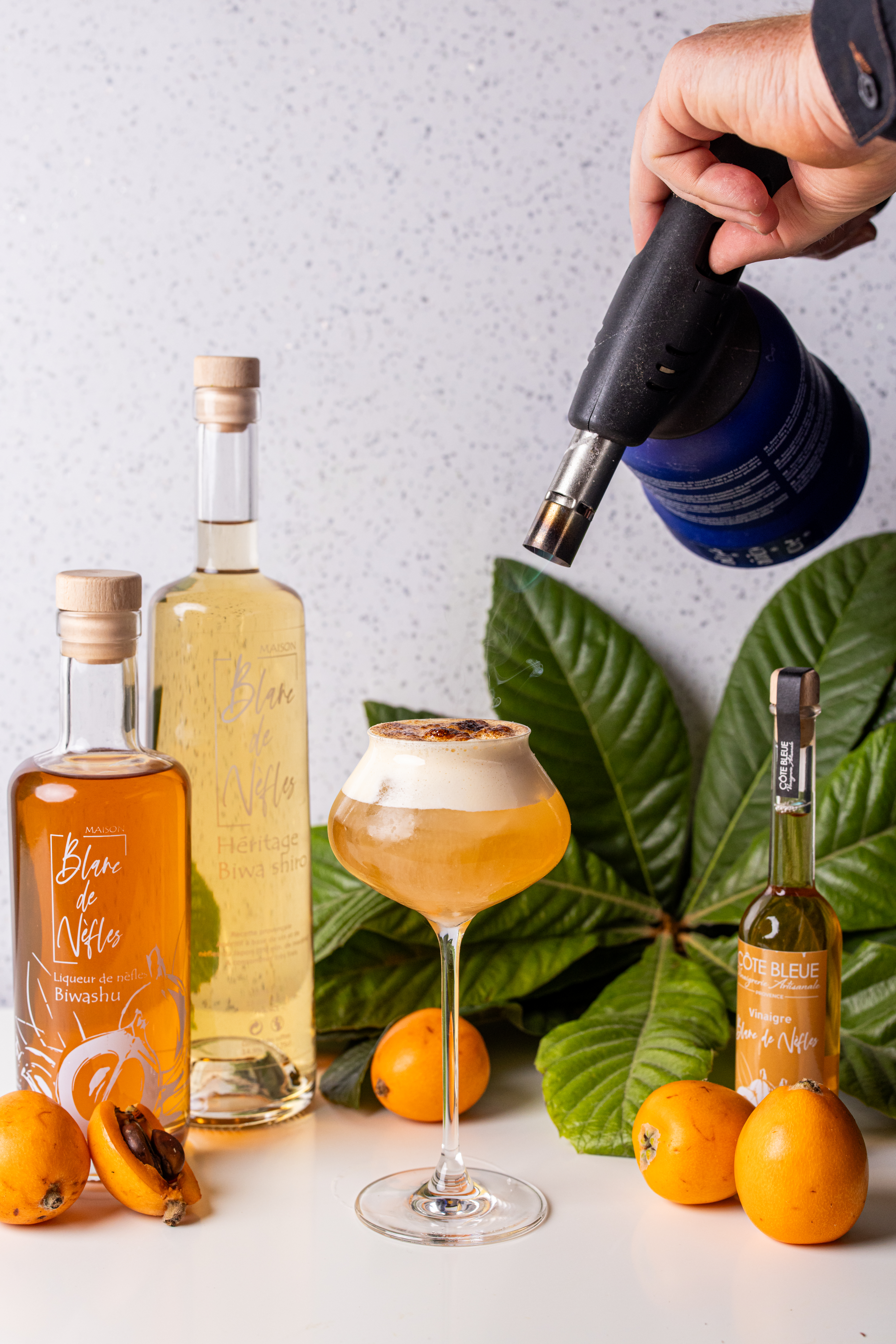 Cocktail façon crème brulée à la nèfle